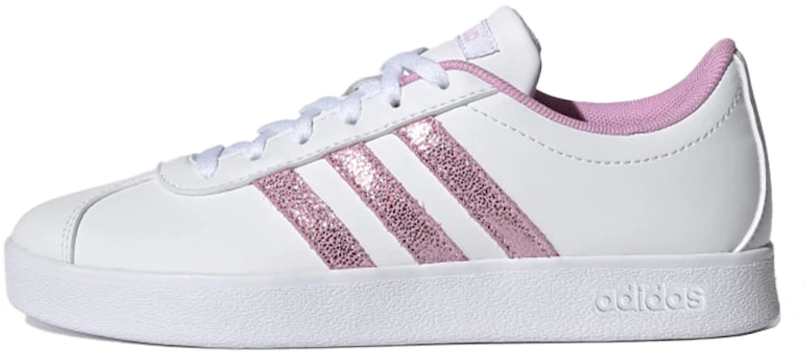 (JR) adidas neo Vl Court K ''Bianco Viola'' FY8904 Buy (JR) adidas neo Vl Court K ''Bianco Viola'' FY8904
