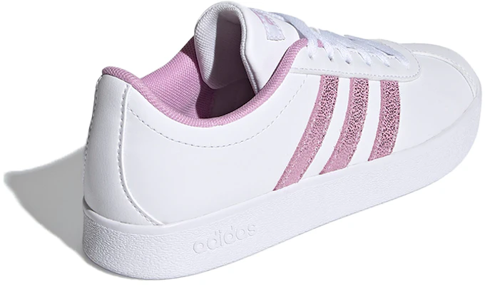 (JR) adidas neo Vl Court K ''Bianco Viola'' FY8904 Purchase (JR) adidas neo Vl Court K ''Bianco Viola'' FY8904