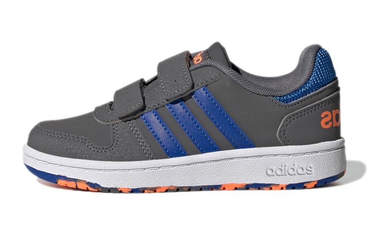 Buy 大童 adidas neo Vs Hoops 2.0 J 魔術貼 復古休閒 低筒 兒童板鞋 灰藍