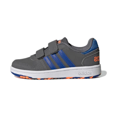 (Youth) adidas NEO Vs Hoops 2.0 J 'Grey Blue Velcro'