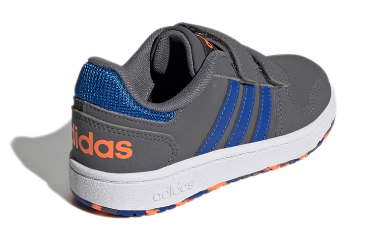 (Youth) adidas NEO Vs Hoops 2.0 J 'Grey Blue Velcro' 圖 4