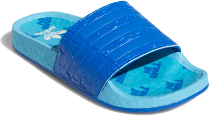 (JR) adidas Ninja Time In x Originals Adilette Boost 'Ocean Blue' Biru Laut GZ3763 Lookbook (JR) adidas Ninja Time In x Originals Adilette Boost 'Ocean Blue' Biru Laut GZ3763