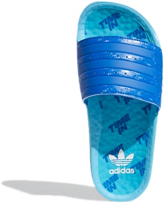 (JR) adidas Ninja Time In x Originals Adilette Boost 'Ocean Blue' Biru Laut GZ3763 Details for (JR) adidas Ninja Time In x Originals Adilette Boost 'Ocean Blue' Biru Laut GZ3763