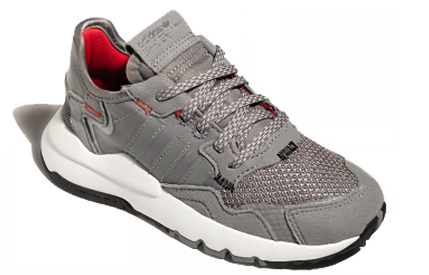 (Youth) adidas Nite Jogger J 'Grey' 圖 2