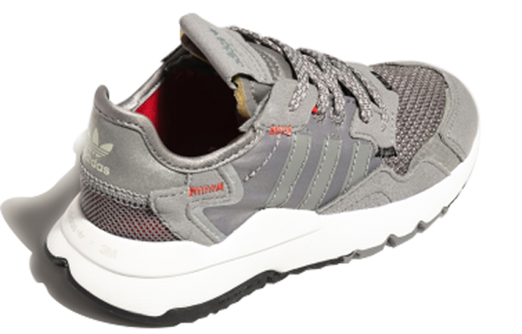 (Youth) adidas Nite Jogger J 'Grey' 圖 3