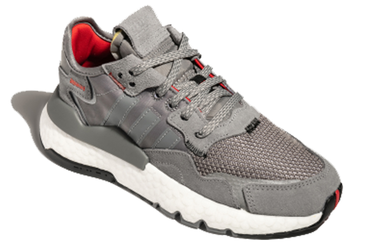 (Youth) adidas Nite Jogger J 'Grey Cloud White' 圖 2