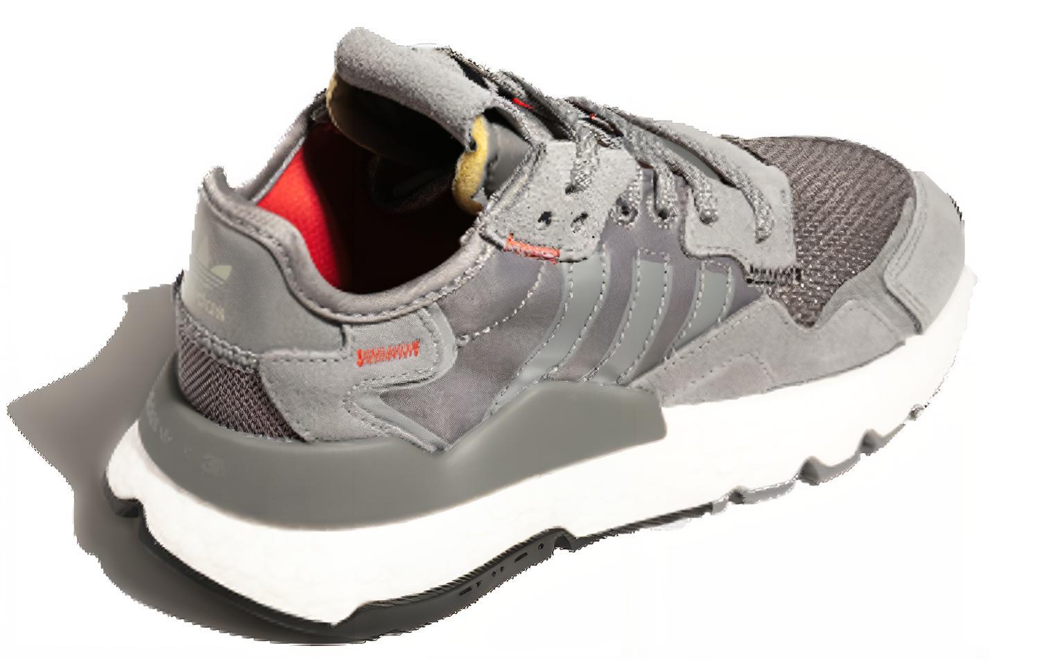 (Youth) adidas Nite Jogger J 'Grey Cloud White' 圖 3