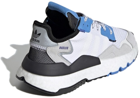 (JR) adidas Nite Jogger J 'Putih Biru Asli' EE6440 Shop (JR) adidas Nite Jogger J 'Putih Biru Asli' EE6440