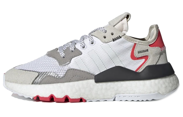 (Youth) adidas Nite Jogger J 'White Shock Red'