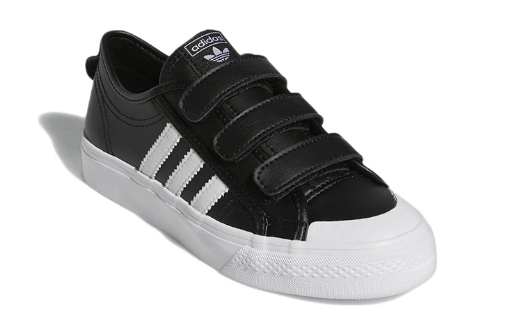 (Youth) adidas Nizza Big Kid 'Black White' 圖 3