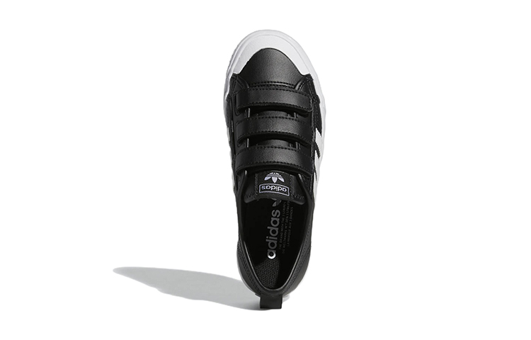(Youth) adidas Nizza Big Kid 'Black White' 圖 5