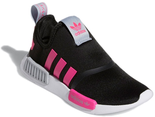 (Youth) adidas NMD 360 Little Kid 'Black Shock Pink' GX8392 Lookbook (Youth) adidas NMD 360 Little Kid 'Black Shock Pink' GX8392