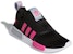 (JR) adidas NMD 360 Kanak-kanak 'Hitam Merah Jambu Mengejutkan' GX8392