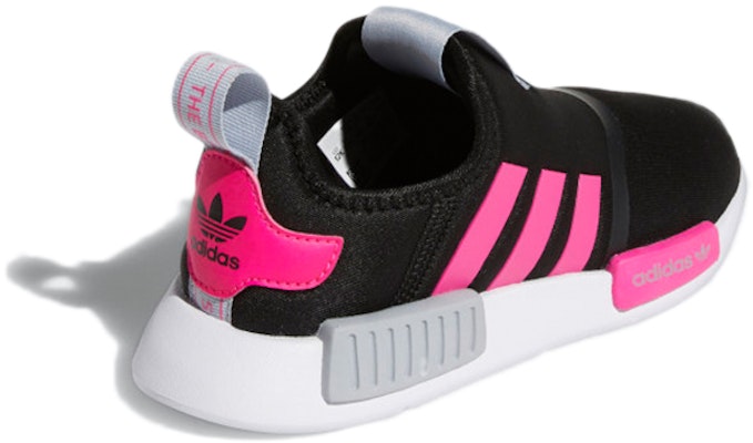 (Youth) adidas NMD 360 Little Kid 'Black Shock Pink' GX8392 Shop (Youth) adidas NMD 360 Little Kid 'Black Shock Pink' GX8392