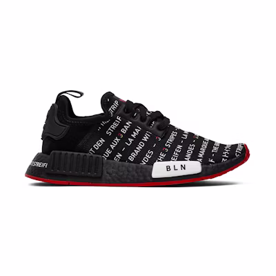 (Youth) adidas NMD_R1 'Black White Yellow'