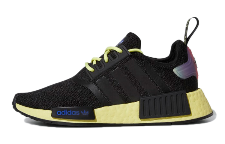 Buy (JR) adidas NMD_R1 大童 '黑色脉动黄' GW6018