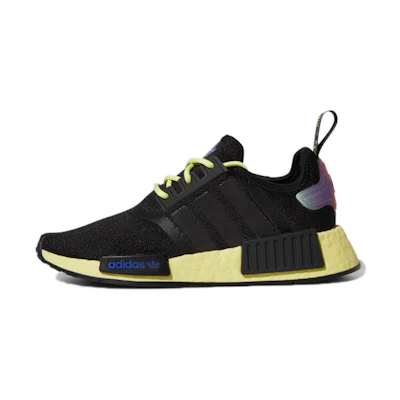 (Youth) adidas NMD_R1 Big Kid 'Black Pulse Yellow'