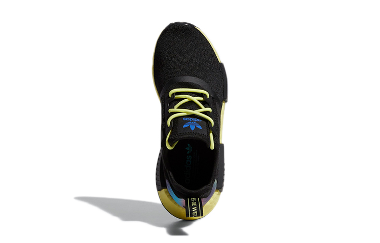 Purchase (JR) adidas NMD_R1 大童 '黑色脉动黄' GW6018