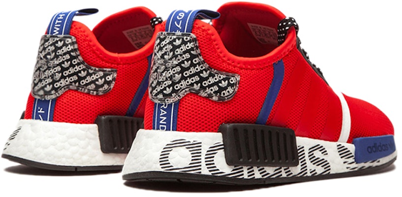 (JR) adidas NMD_R1 J 'Merah Aktif Hitam' FV5330 Shop (JR) adidas NMD_R1 J 'Merah Aktif Hitam' FV5330