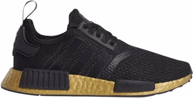 (Youth) adidas NMD_R1 J 'Black Gold Metallic' FW7692 (Youth) adidas NMD_R1 J 'Black Gold Metallic' FW7692