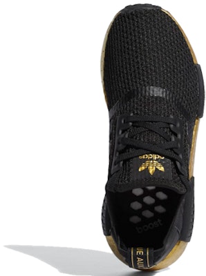 (Youth) adidas NMD_R1 J 'Black Gold Metallic' FW7692 Shop (Youth) adidas NMD_R1 J 'Black Gold Metallic' FW7692