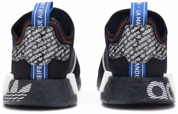 大童 adidas originals NMD_R1 J 彈幕 減震防滑 兒童休閒鞋 黑白藍 Details for 大童 adidas originals NMD_R1 J 彈幕 減震防滑 兒童休閒鞋 黑白藍
