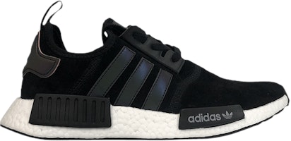 (Youth) adidas NMD_R1 J 'Black Shiny Blue' F97579 (Youth) adidas NMD_R1 J 'Black Shiny Blue' F97579