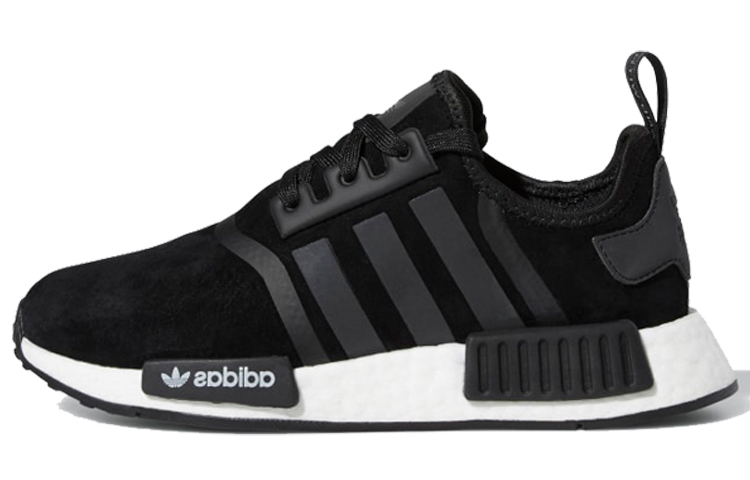 (Youth) adidas NMD_R1 J 'Black Shiny Blue' F97579