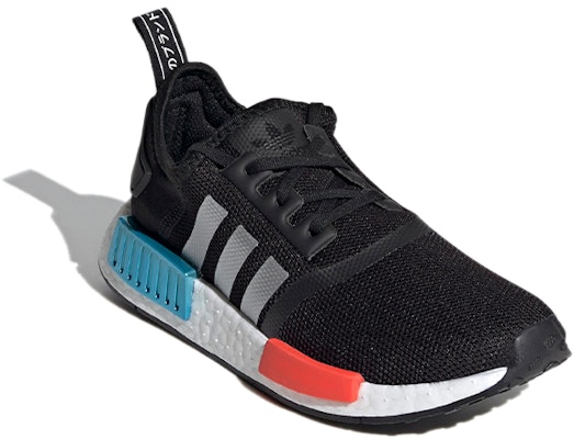 (Youth) adidas NMD_R1 J 'Black Solar Red' FX5024 Lookbook (Youth) adidas NMD_R1 J 'Black Solar Red' FX5024