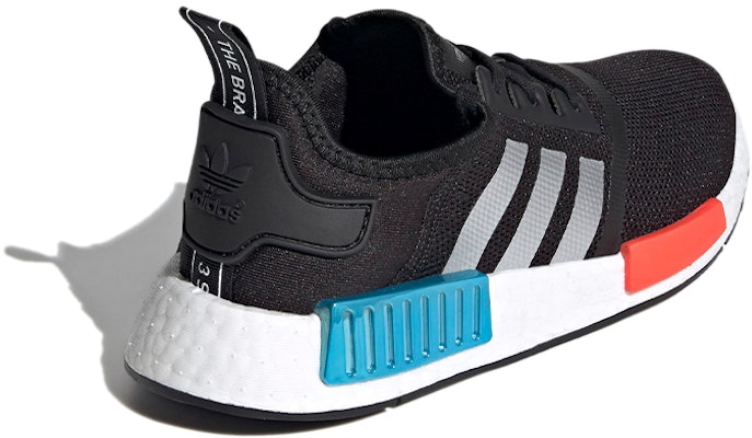 (JR) 阿迪达斯 NMD_R1 J '黑色 太阳红' FX5024 Shop (JR) 阿迪达斯 NMD_R1 J '黑色 太阳红' FX5024