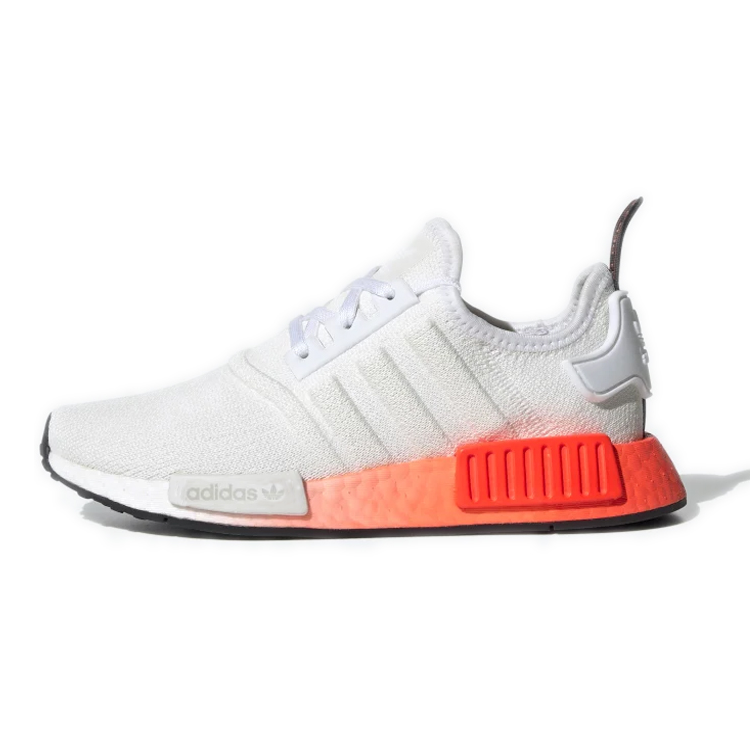 Buy (JR) NMD_R1 J フェーディンググリッチ (白/ソーラーレッド) EF5860