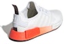 Lookbook (JR) NMD_R1 J フェーディンググリッチ (白/ソーラーレッド) EF5860