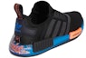 Lookbook (JR) adidas NMD_R1 J 'Graffiti - Negro Azul Bluebird' FV8525