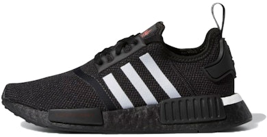 (Youth) adidas NMD_R1 J 'Japanese Side Print - Black White' H01927 (Youth) adidas NMD_R1 J 'Japanese Side Print - Black White' H01927