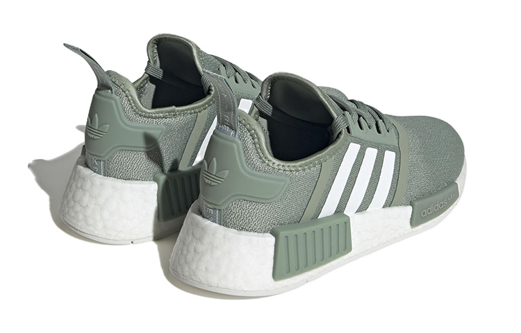 Shop (JR) 阿迪达斯 NMD_R1 J '银绿色' HQ1655