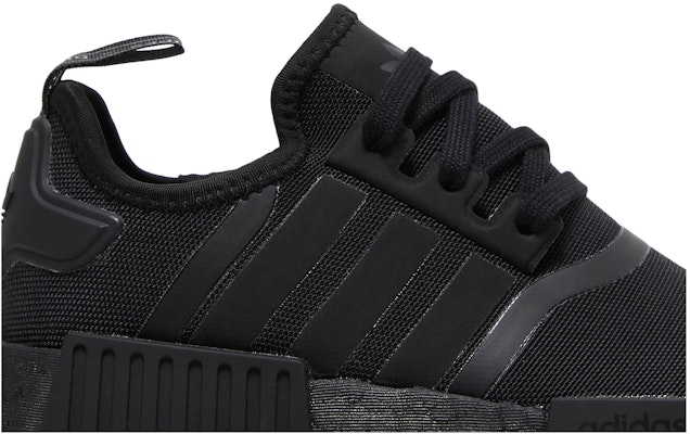 (Youth) adidas NMD_R1 J 'Triple Black' H03994 Order (Youth) adidas NMD_R1 J 'Triple Black' H03994