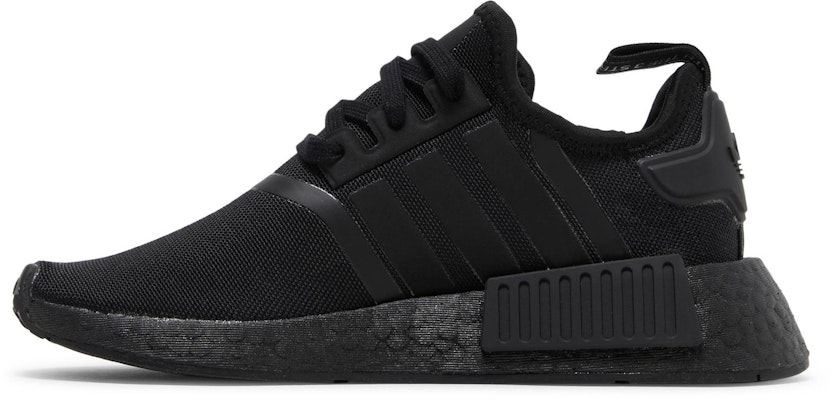 (Youth) adidas NMD_R1 J 'Triple Black' H03994 Lookbook (Youth) adidas NMD_R1 J 'Triple Black' H03994