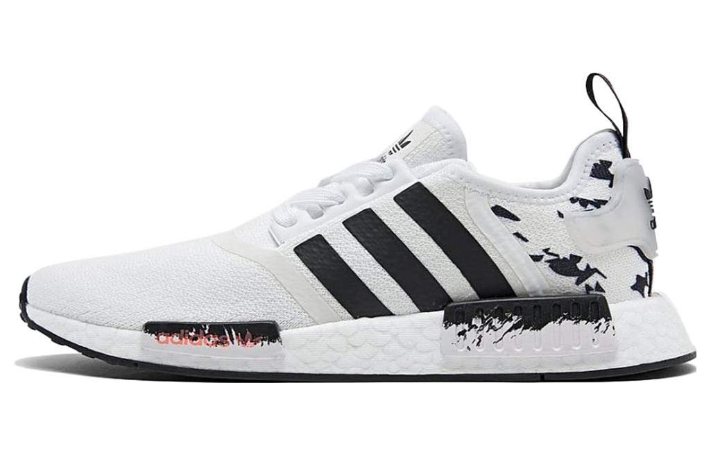(Youth) adidas NMD_R1 J 'White Black' FW7688