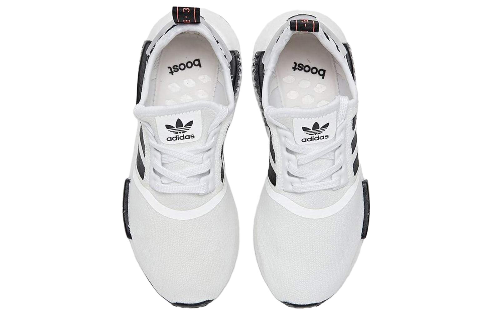 Order 大童 adidas Originals NMD_R1 防滑耐磨 低帮 運動休閒鞋 黑白