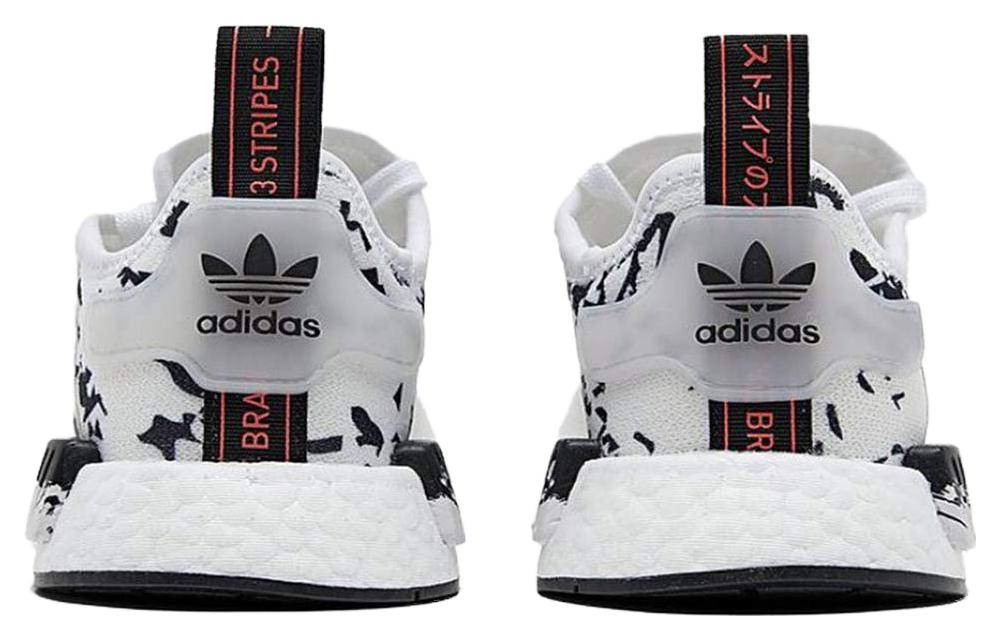 Lookbook 大童 adidas Originals NMD_R1 防滑耐磨 低帮 運動休閒鞋 黑白