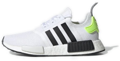 (Youth) adidas NMD_R1 J 'White Black Signal Green' FW2699 (Youth) adidas NMD_R1 J 'White Black Signal Green' FW2699