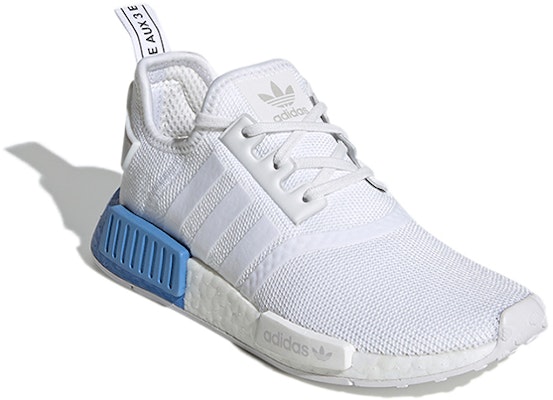 (Youth) adidas NMD_R1 J 'White Real Blue' EE6677 Lookbook (Youth) adidas NMD_R1 J 'White Real Blue' EE6677