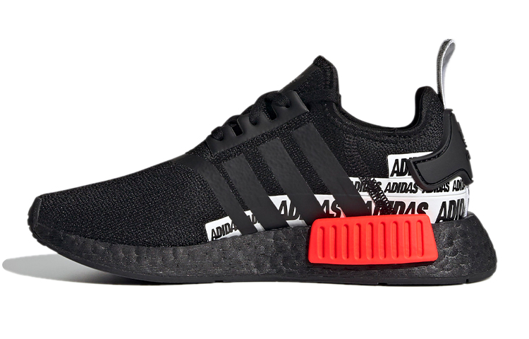 Buy (JR) NMD_R1 J “ロゴヒール”（黒/ソーラーレッド) S42837