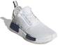 Lookbook (JR) adidas NMD_R1 J 'Wordmark Heel Stripe - Putih Kristal Navy' S42838