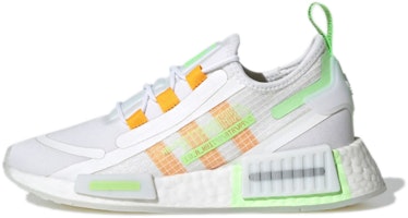 (Youth) adidas NMD_R1 Spectoo J 'White Signal Green' H01458 (Youth) adidas NMD_R1 Spectoo J 'White Signal Green' H01458