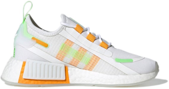 大童 adidas originals NMD_R1 Spectoo J 輕便透氣 簡約運動鞋 白橙 Order 大童 adidas originals NMD_R1 Spectoo J 輕便透氣 簡約運動鞋 白橙