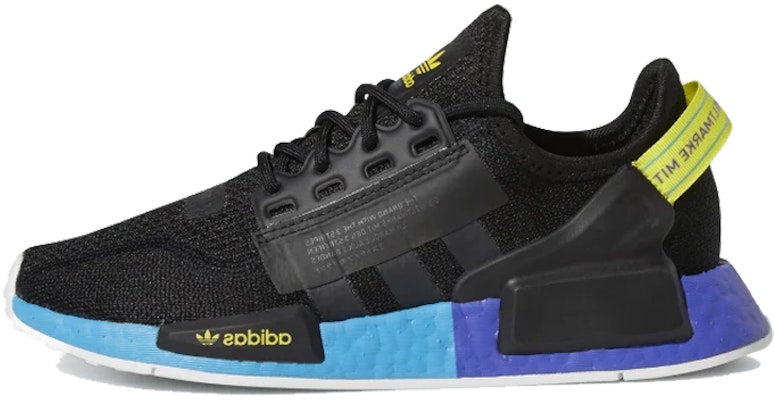 大童 adidas Originals NMD_R1 V2 J 黑藍 Buy 大童 adidas Originals NMD_R1 V2 J 黑藍