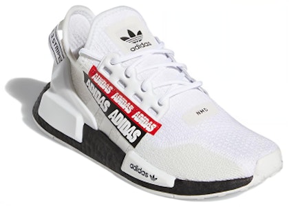 (JR) adidas NMD_R1 V2 J 'Overbranded - Putih Awan' H02539 Lookbook (JR) adidas NMD_R1 V2 J 'Overbranded - Putih Awan' H02539