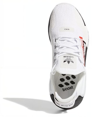(Youth) adidas NMD_R1 V2 J 'Overbranded - Cloud White' H02539 Purchase (Youth) adidas NMD_R1 V2 J 'Overbranded - Cloud White' H02539