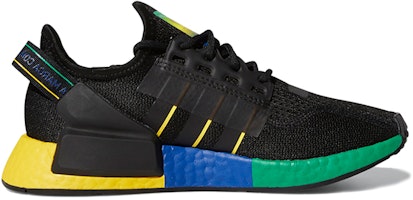 大童 adidas Originals NMD_R1 V2 里約熱內盧 J 黑黃綠 Order 大童 adidas Originals NMD_R1 V2 里約熱內盧 J 黑黃綠